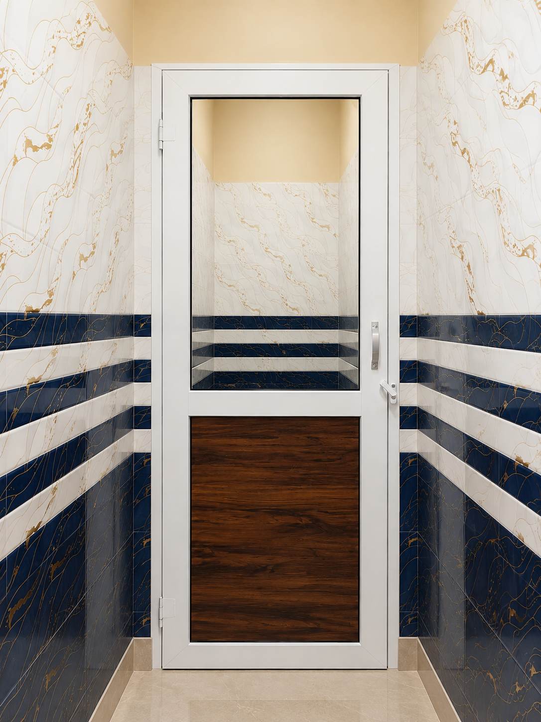 Decorative UPVC Entrance Door