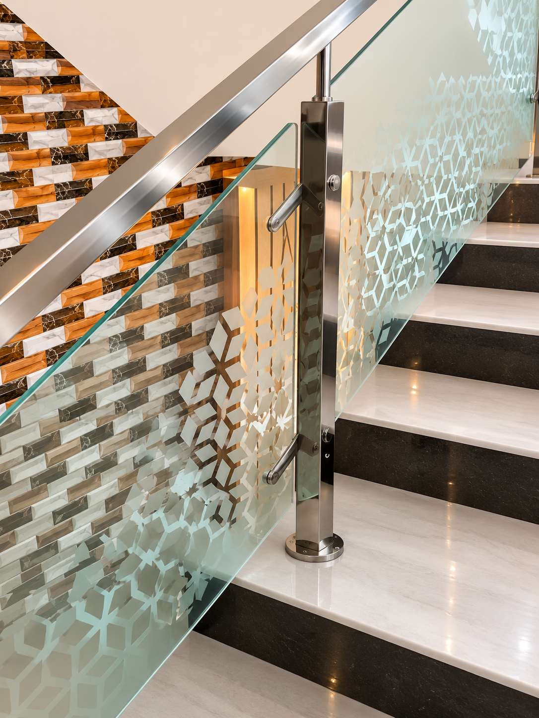 Glass Staircase Railing