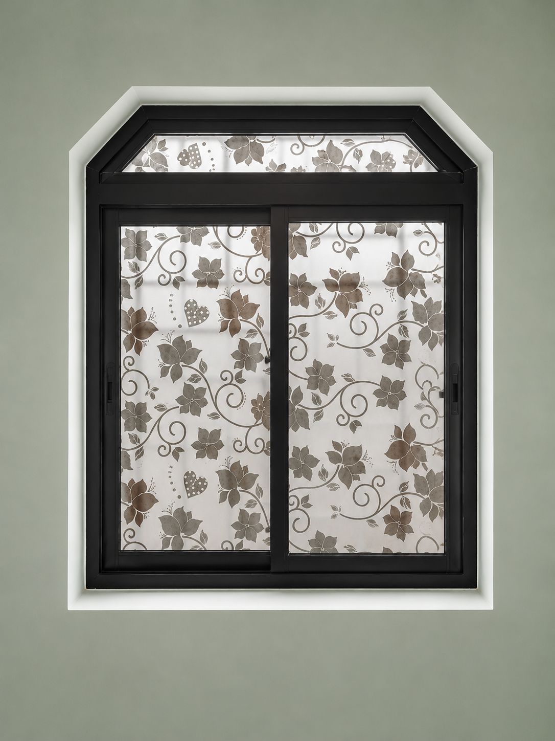 Decorative UPVC window